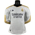 Tailandia Home Giocatori Manica lunga Maglia Calcio Real Madrid 2023-24