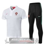 Portogallo Bianco Maglia Set Completo POLO 2018