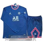 Paris Saint Germain Set completi Bambino Maglia Calcio Home Manica Lunga 2021-22