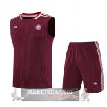 Set Completo Formazione Senza Maniche Maglia Bayern Monaco 2025 2026 Rosso