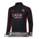 Felpa Da Allenamento Paris Saint Germain 2023-24 Rosso II Nero