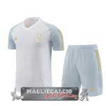 Formazione Bambino Set Completo Maglia Algeria 2023 Bianco Grigio