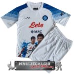 Napoli Set Completi Bambino Maglia Calcio Speciale 2023-24 Bianco Blu