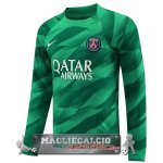 Tailandia Home Manica Lunga Maglia Calcio Portiere Paris Saint Germain 2023-24 Verde