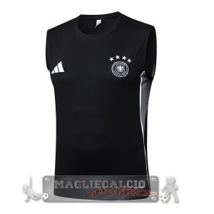Senza Maniche Maglia Formazione Germania 2025 Nero