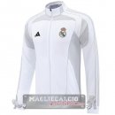 Lunga Zip Giacca Real Madrid 2025 2026 Bianco Grigio