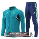 Juventus Insieme Completo Verde I Blu Giacca Lunga Zip 2022-23