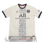 Paris Saint Germain Formazione Maglia Calcio 2021-22 Bianco Nero