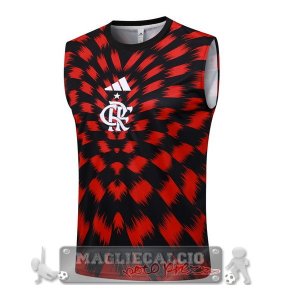 Maglia Flamengo Senza Maniche Formazione 2025 2026 Rosso I Nero