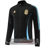 Set Completo Lunga Zip Giacca Argentina 2024 Nero Blu