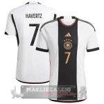 7 Havertz Home Maglia Calcio Germania Coppa del Mondo 2022