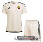 AS Roma Set Completo Bambino Maglia Calcio Away I 2023-24