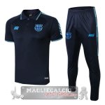 Barcelona Nero Blu Maglia Set Completo POLO 2019-20