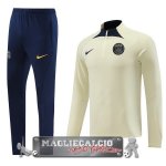 Felpa Da Allenamento Set Completo Paris Saint Germain 2023-24 Giallo Nero Blu