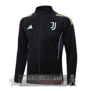 Lunga Zip Giacca Juventus 2025 2026 Nero Rosa