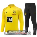 Borussia Dortmund Insieme Completo Verde Blu Bambino Giacca 2023-24 Giallo Nero