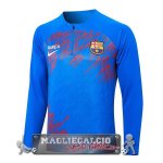 Felpa Da Allenamento Barcelona 2023-24 Blu Rosso