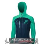 Giacca Felpa Cappuccio Barcelona 2023-24 Verde I Blu