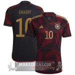 10 Gnabry Away Maglia Calcio Germania Coppa del Mondo 2022