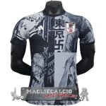 Thailandia Speciale Giocatori Maglia Calcio Giappone 2024 Nero Grigio