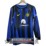 Tailandia Home Manga Larga Maglia Calcio Inter Milan 2023-24