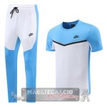 Formazione Set Completo Maglia Calcio Nike 2022-2023 Blu I Bianco
