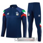 Set Completo Sudadera Formazione Italia 2024 Blu I Navy