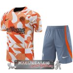 Formazione Set Completo Inter Milán 2023-24 Arancione Bianco Grigio