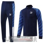 Puma Set Completo Blu Navy Giacca Lunga Zip 2022-23