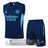 Set Completo Arsenal Maglia Senza Maniche Formazione 2025 2026 Blu Navy Set Completo Arsenal Maglia Senza Maniche Formazione 2025 2026 Blu Navy