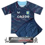 Aston Villa Bambino Maglia Calcio Concepto 2023-24 Blu Navy