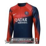 Paris Saint Germain Blu Navy Rosso Felpa Da Allenamento 2023-24