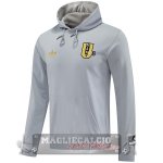 Giacca Felpa Cappuccio Manchester United 2025 2026 Grigio