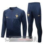 Francia Insieme Completo Blu III Navy Giacca 2022-23