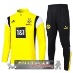 Borussia Dortmund Insieme Completo Giallo Nero Bianco Felpa Da Allenamento 2023-24