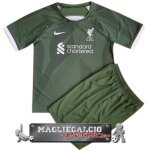 Concetto Maglia Calcio Set Completo Uomo Liverpool 2023-24 I Verde