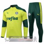 Palmeiras Insieme Completo Verde Giacca 2021-22