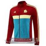 Ropa Deportiva Con Cremallera Larga AS Roma 2024 2025 Rosso
