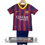 Barcelona Retro Set Completo Bambino Maglia Calcio Home 2013-2014