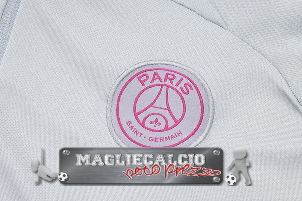 Felpa Da Allenamento Set Completo Paris Saint Germain 2023-24 Grigio Verde Nero