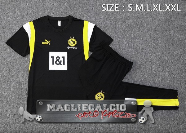 Formazione Set Completo Borussia Dortmund 2023-24 Nero Giallo Bianco
