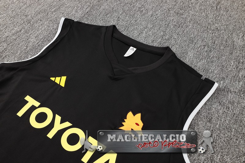 Formazione Senza Maniche Set Completo AS Roma 2023-24 Negro