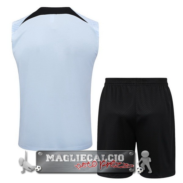Formazione Senza Maniche Set Completo Inter Milan 2023-24 Azul II Negro