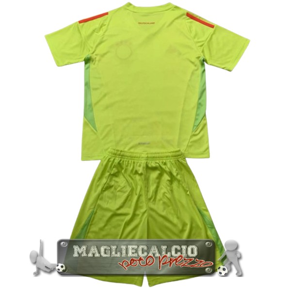 Maglia Calcio Set Completo Uomo Alemania Portiere 2024 Amarillo