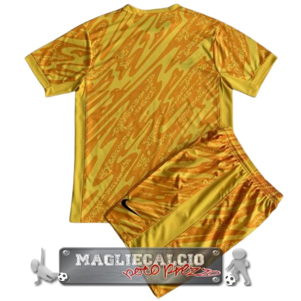 Maglia Calcio Set Completo Uomo Francia Portiere 2024 Amarillo