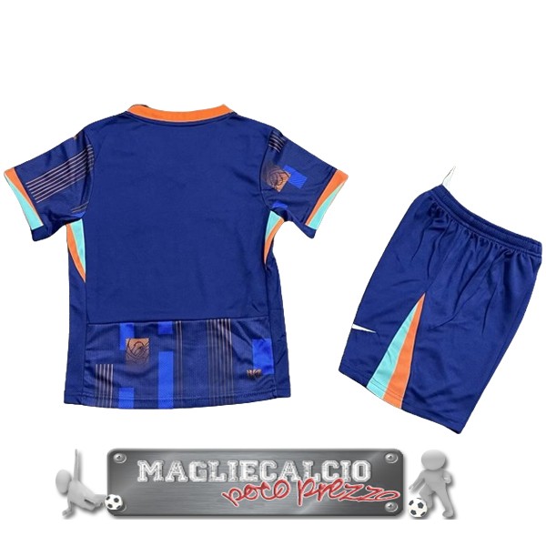 Paesi Bassis Set Completo Bambino Maglia Calcio Away 2024