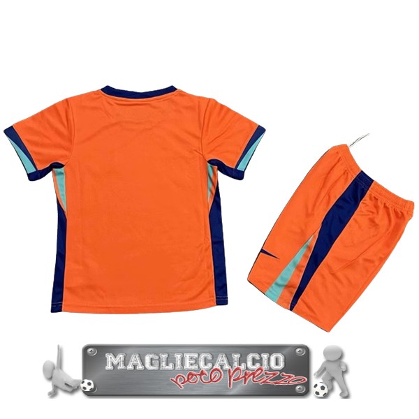 Paesi Bassis Set Completo Bambino Maglia Calcio Home 2024