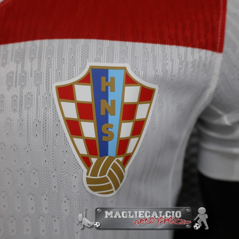 Tailandia Home Giocatori Maglia Calcio Croacia 2024
