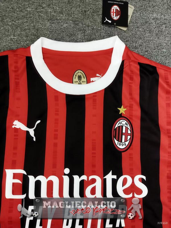 Tailandia Home Maglia Calcio AC Milan 2024-25