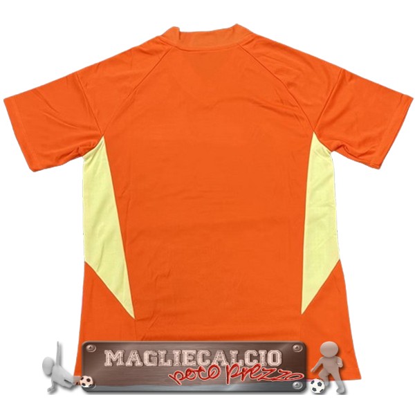 Tailandia Portiere Maglia Calcio Italia 2024 Naranja